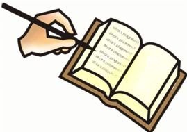 Clipart of Someone Writing