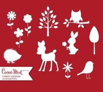 Friends Silhouette Clip Art N2