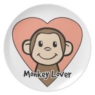 Cartoon Monkeys Love Clip Art N2