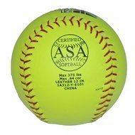 green Softball Ball