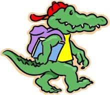 Alligator Clip Art N112