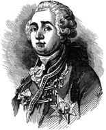 King Louis XVI as a graphic illustration