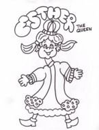 Purim Coloring Pages N3