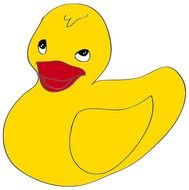 Clip art of Rubber Duck
