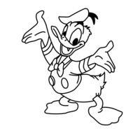 Donald Duck Coloring