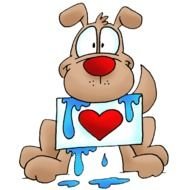 Clip Art 2 Dogs In Love