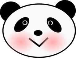 Mean Cartoon Panda Clip Art N3