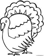 Turkey Coloring Pages For Kids