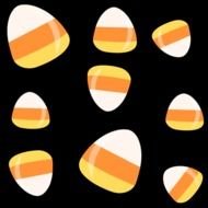 Halloween Candy Corn Clip Art N25