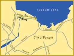 Folsom CA Map drawing