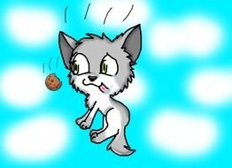 Cartoon Wolf N9