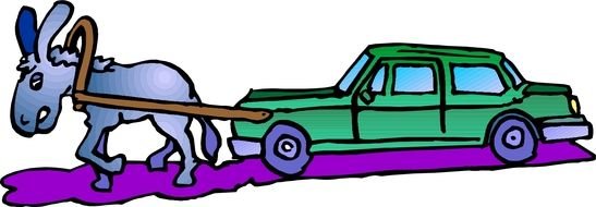 Pulling Clip Art drawing