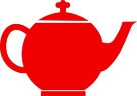 red Tea Pot drawing