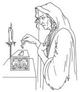 Widows Mite Coloring Page