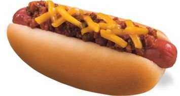 hot dog with sausage and cheese