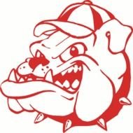 Mean Dogs Clip Art drawing
