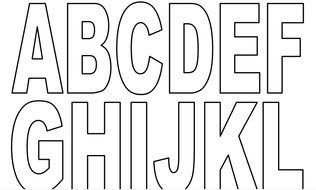 Free Alphabets Letter drawing