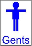 Gents as s Sign