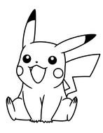 joyful pokemon in coloring book