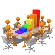 Meeting people Clip Art drawing