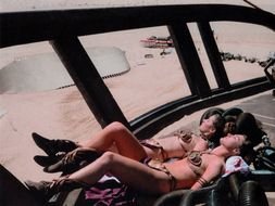 Carrie Fisher and Princess Leia