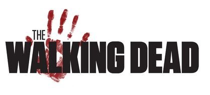 Walking Dead, Logo with bloody hand print