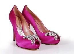 Butterfly Pink Wedding Shoes