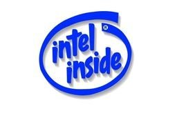 Intel Inside, blue Logo with shadow