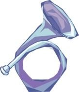 Horn Clip Art N17