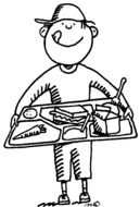 School Lunch Clip Art N40