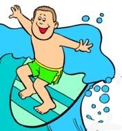 Animated Surfer Clip Art