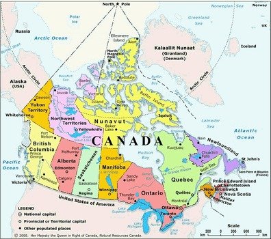 Canada Map N4