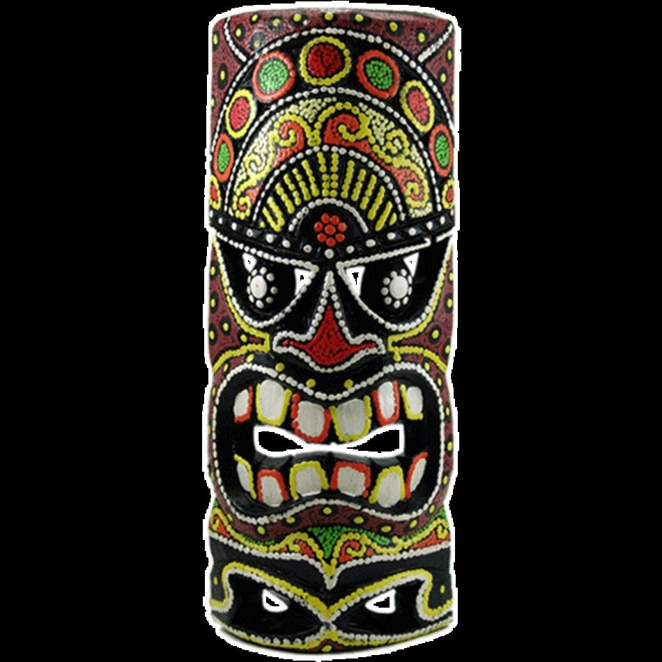 Drawing Tiki Masks Clipart Gograph