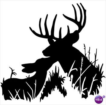 Whitetail Deer Decals N2