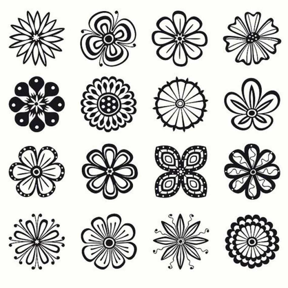 Flower Vector Pattern N3