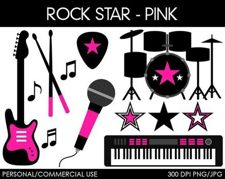 Rock Star Clip Art N54