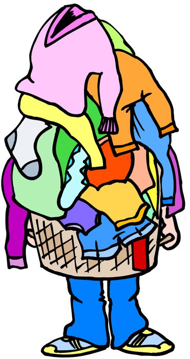 cartoon character in grief of linen as a picture