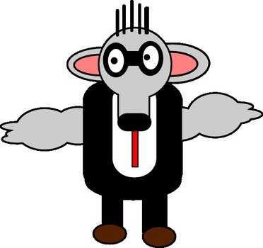 Cute Nerd Clip Art N2