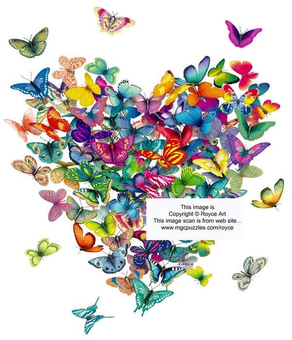 Butterfly And Heart Clip Art N2