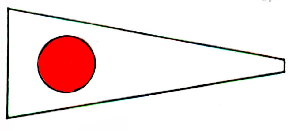 code on a flag as a graphic illustration