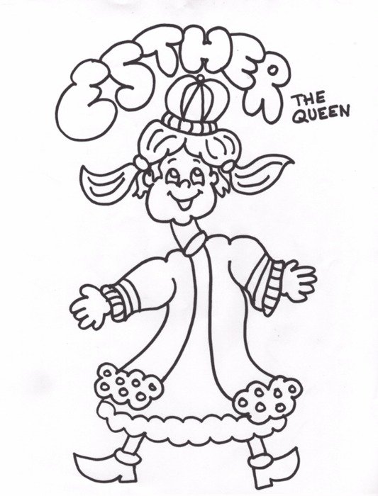 Purim Coloring Pages N3