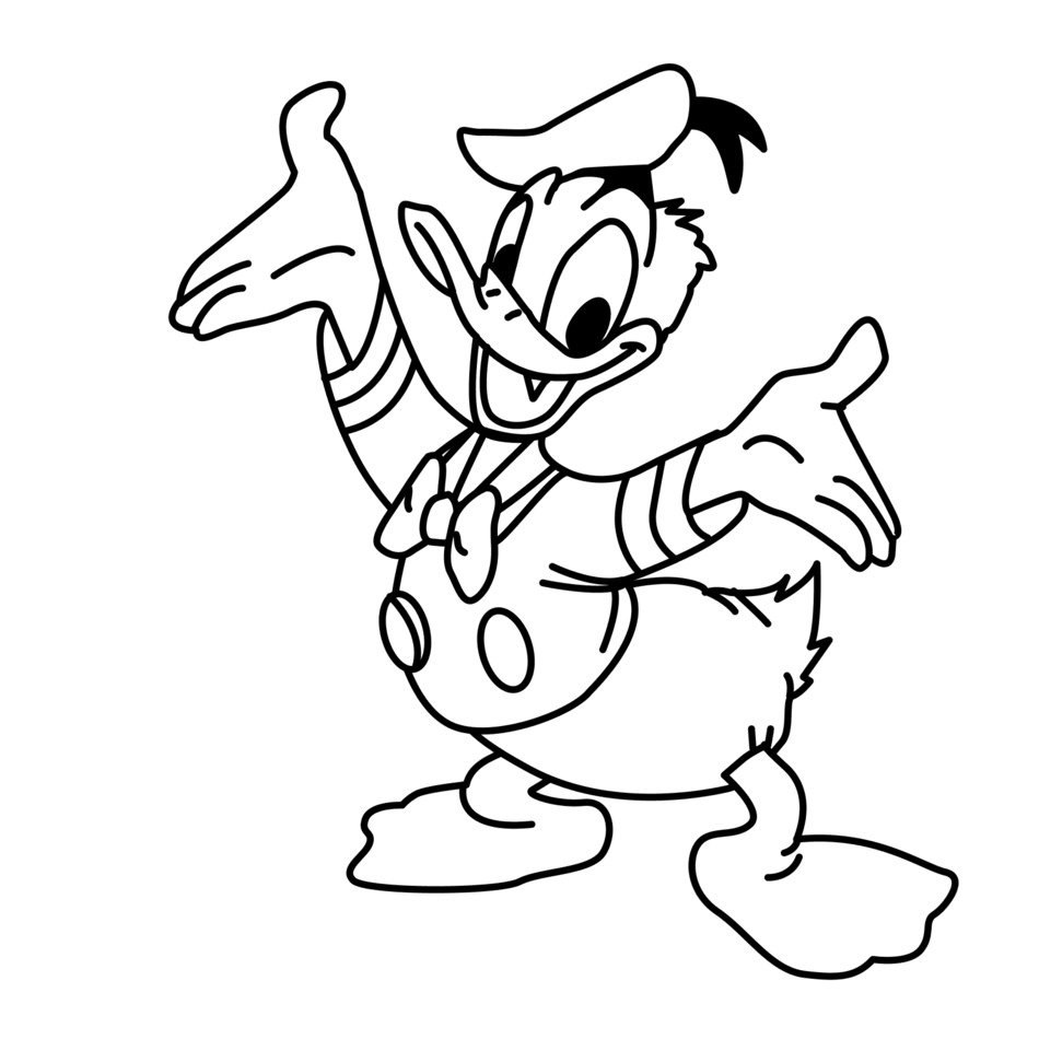 Donald Duck Coloring
