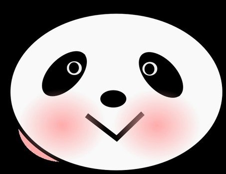 Mean Cartoon Panda Clip Art N3