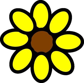 Sunflower Clip Art N95