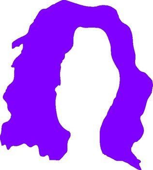 Cartoon Wig Clip Art N16