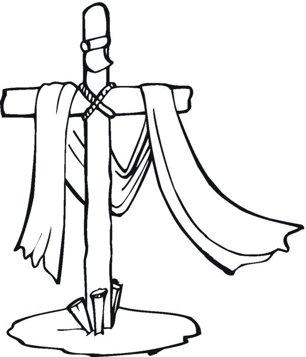 Christian Cross Coloring Pages N2