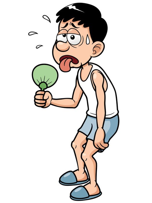 Cartoon Hot Weather Clip Art N6