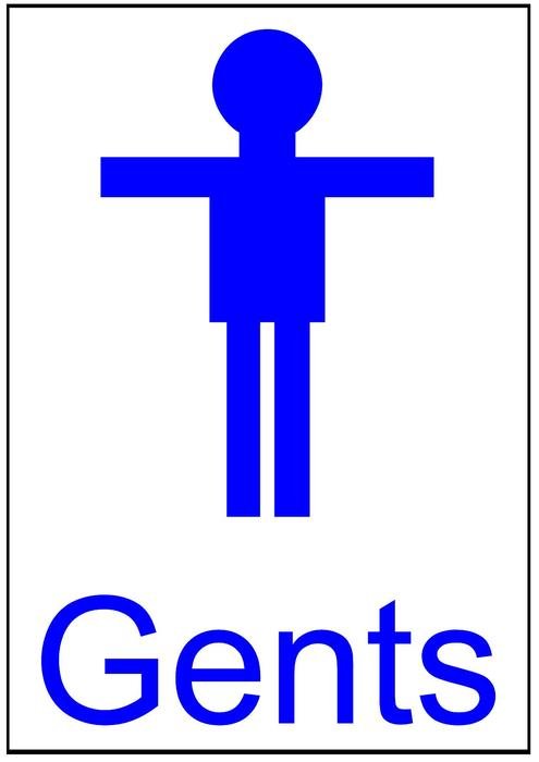 Gents as s Sign