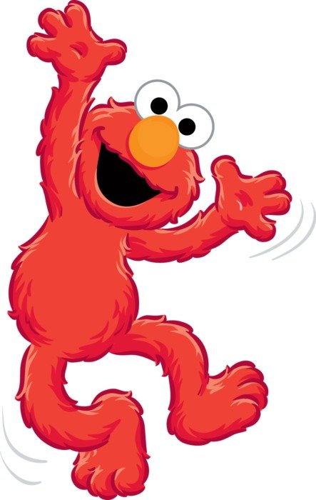 happy baby Elmo