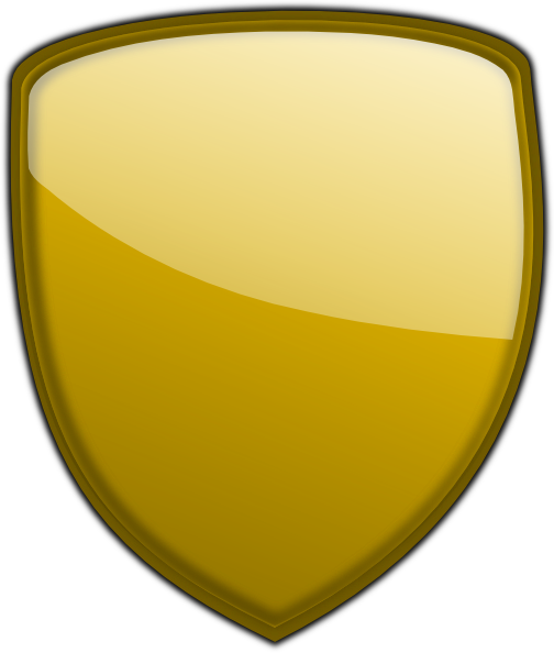 Gold Shield Clip Art N15 free image download